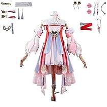 新ユニット衣装＋プリティ衣装＋ウィッグ Amazon.co.jp: [Briskyjp] 鳴潮 今汐 コスプレ衣装 桃夭灼灼 新