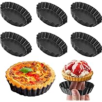 タルト型底取れ20cmヴィンテージ　製菓道具　マトファータルト型　6個 タルト型底取れ20cmヴィンテージ製菓道具マトファータルト型6個