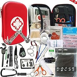 hosum 救急セット ファーストエイド キット 災害 登山 アウトドア サバイバル 旅行 自宅 携帯用 緊急応急 救急箱