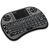 Ewin ミニ キーボード Bluetooth 4.0 タッチパッド搭載 マウスセット ポータブル 超小型 ワイヤレス キーボード 日本語配列 92キー 多機能ボタン USBレシーバー付き Mini Bluetooth Keyboard【日本語説明書