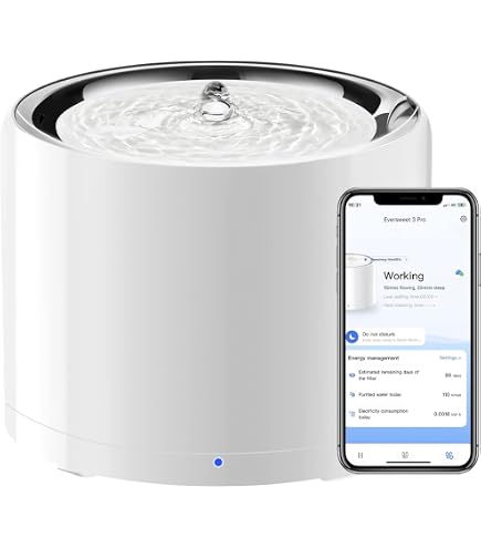 Amazon | PetSnowy インテリジェントピュアフローA.I (無線式重量感知