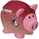 Forever Collectibles Florida State Seminolesピンク樹脂Thematic貯金箱