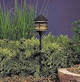 Kichler Lighting 15205BKT Three Tier 1-Light 120-Volt Path & Spread Light, Textured Black with Molde