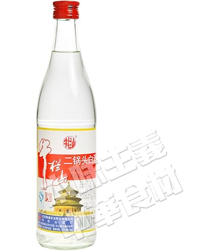 Amazon.co.jp: 紅星 二鍋頭酒 白酒スピリッツ 56度 500ml x5点セット