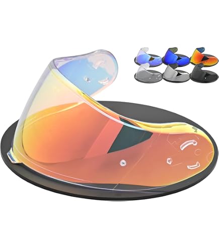 Amazon | [ティーズ] ミラーシールド SHOEI CNS-3C PINLOCK ダーク