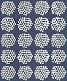 マリメッコ(marimekko) 壁紙 17912 プケッティ PUKETTI インディゴ 幅53cm Marimekko4 (限定シリーズ)