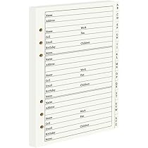 Address Book With Alphabetical Tabs, Hardcover Address 9 thumbnail image