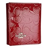 [コーチ] COACH 財布 (三つ折り財布) T2162 レザー 三つ折り財布 レディース [アウトレット品] [並行輸入品] (赤)