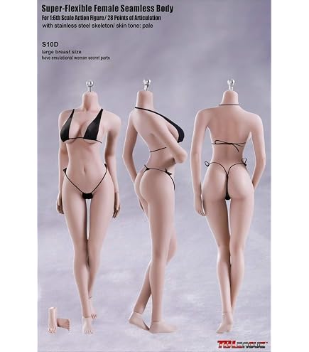 Amazon.co.jp: TBLeague 1/6スケール 超柔軟性シームレス女性素体