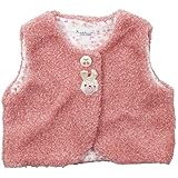 《秋冬春対応》(日本製) Pample Mousse(パンプルムース) 表シープボア裏天竺花柄ベスト S(70cm~80cm)/RP NO.DP-74100