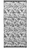 タカショー すだれシェード アート ボタニカル ブラック 約W90xH180cm