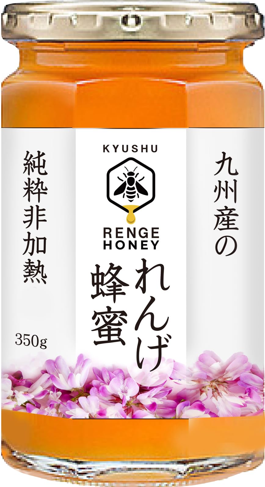 【ブラックフライデー】【47%OFF】【1,425円（定期便1,354円）】 こだわりの無添加専門店 非加熱 九州産 れんげはちみつ 350g