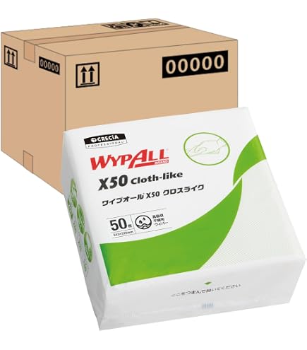 Amazon.co.jp: 【不織布ウエス】 日本製紙クレシア ワイプオール X60 4