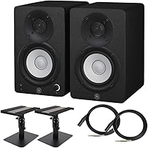 Amazon | YAMAHA HS4 ペア ケーブルスタンドセット 4インチ