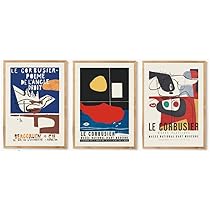 ル・コルビュジエ タピスリー 1954年 Amazon.co.jp: Le Corbusierル・コルビュジエ展覧会ポスター1954