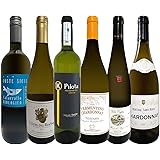 ワインセット 辛口白ワイン 飲み比べセット 京橋ワイン厳選の美味しい欧州ワイン フランス、イタリア 直輸入 白ワイン 6本セット[常温便]