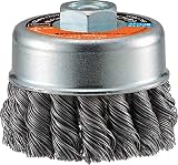 TRUSCO 電動工具用ツイストカップブラシ Φ75 SUS0.5 TCBC75S