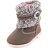 Rugged Bear Girls Bootie ベビー 米国 3 ブラウン ブーツ [並行輸入品]