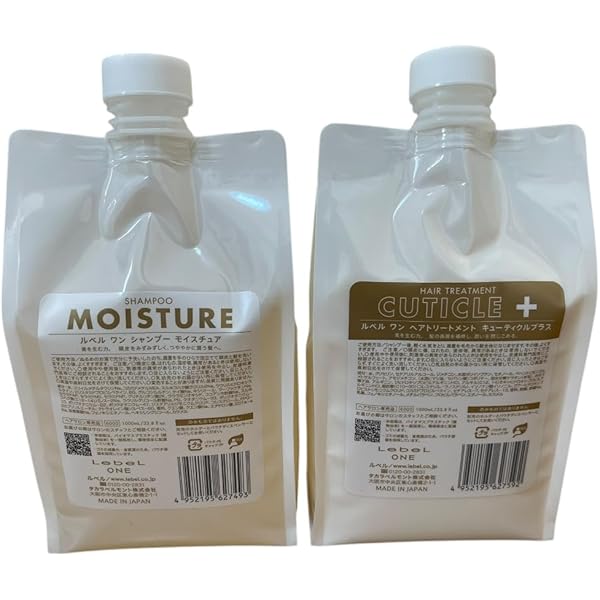 ルベルワン モイスチュア& キューティクルプラス1000ml LebeL ルベル ワン シャンプー モイスチュア 1000ml