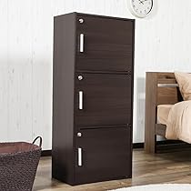 Amazon｜システムK 鍵付き 3段収納ラック A4サイズが入る【安心して