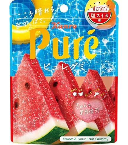 Amazon | カバヤ すいかグミ 50g×10個 | カバヤ食品 | グミ 通販