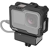 SMALLRIG Hero12 / Hero11 / Hero 10 / Hero 9 GoPro 用ブラック ケージ GoPro Light Mod および共通マイク用コールド シュー マウント 2 個付き、LED ビデオ ライト - 3083C