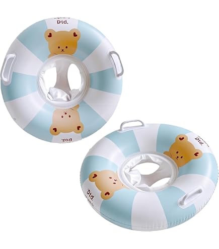 Amazon | うきわ ベビー 浮き輪 子供用 クマちゃん 幼児 足入れ型
