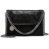 CCgo チェーンハンドバッグ、レディーズクラッチバッグハンドバッグ黒簡単合わせやすい多機能ファッションレジャーショルダーバッグ斜めがけショルダーバッグチェーンバッグ結婚式夏女性携帯バッグ宴席バッグパーティバッグ(小さなスタイルの黒)