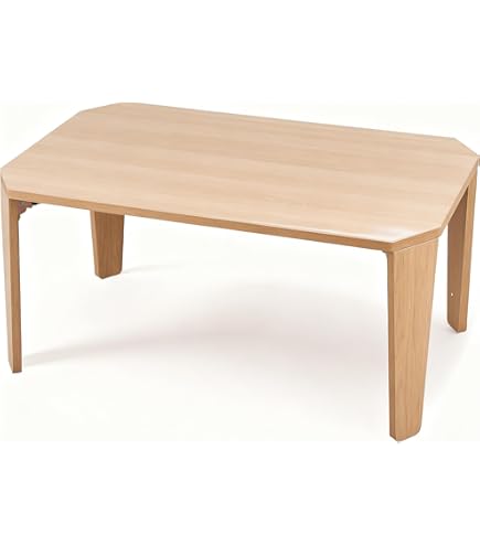 Amazon.co.jp: 永井興産 ローテーブル 折りたたみ 幅75cm×奥行50cm