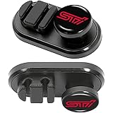 ブラガ製 1個 スバル車 互換品 多目的 ホルダー ハンガー フック スバル STI ロゴ マークエンブレム付 客注品 タイプ1 ST ケーブル マスク 鍵 眼鏡 各袋 収納 整理 便利グッズ 欧米仕様