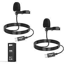 Amazon.co.jp: NEEWER ラベリア ラペルマイク 2枚 USB C 無指向