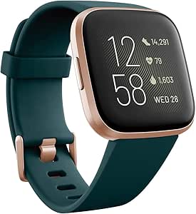 サクラチェッカー Fitbit Versa 2 Alexa搭載 スマートウォッチ Emerald Copper Rose L S サイズ 日本正規のやらせ評価 口コミをチェック