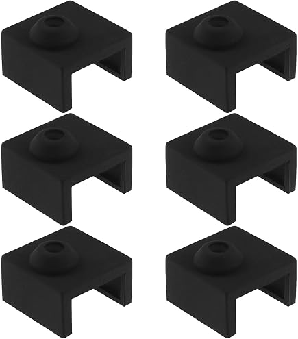 Jopto 3D-Drucker Heizblock Silikon-Cover – 3 Stück, Hitzebeständig Bis 280°C, Für MK7/MK8/MK9