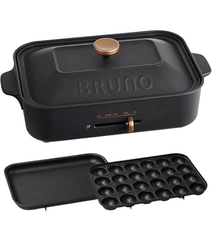 Amazon | BRUNO ブルーノ コンパクトホットプレート 本体 プレート2種