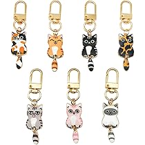 BABYMONSTER カラビナ4点セット Amazon.co.jp: prendre 4個セット 各種1個入 キーホルダー 猫