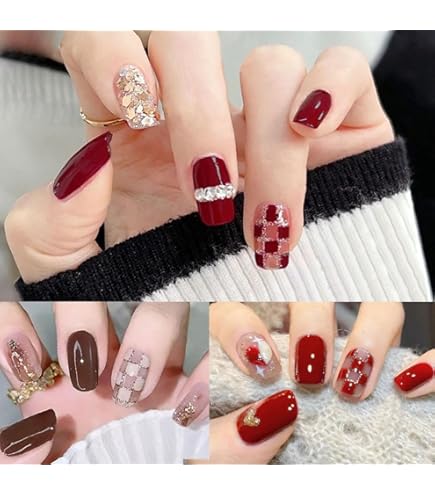 Amazon.co.jp: HERAXI ネイルシール 手の爪 20Pcs 爪やすり付き ネイル