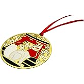 ステンドグラス風しおり 栞 ブックマーク 読書 本 きれい BOOK MARK (白キツネ)