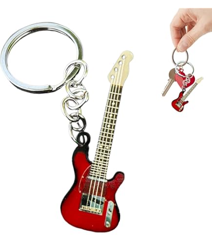Guitar 音楽ギタートーンロックミュージックキーホルダーキーリング G2 Guitar 音楽ギタートーンロックミュージックキーホルダーキーリング G2
