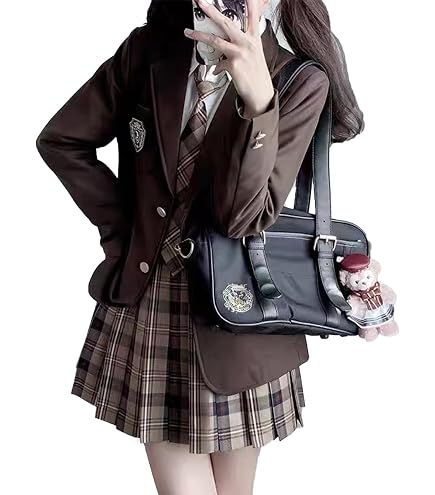 Amazon.co.jp: [COSSA] コスプレ 制服 ブレザー JK 女子高校生
