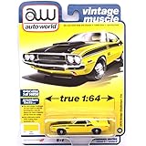 auto world 1:64SCALE PREMIUM RELEASE "1970 DODGE CHELLENGER T/A (BANANA)" オートワールド 1：64スケール プレミアム・リリース 「1970 ダッジ・チャレンジャー T/A(バナナ)」