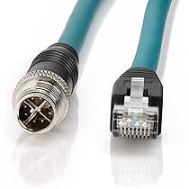 CP製　8chマルチ　オスメスセット　ケーブル付き　② Amazon.co.jp: ZBLZGP M12 8ピンXコードオス-メス-コグネックス