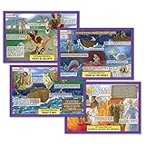 Old Testament Bible Stories Children's Double Sided Placemats Set of 4 by Dicksons Gifts
