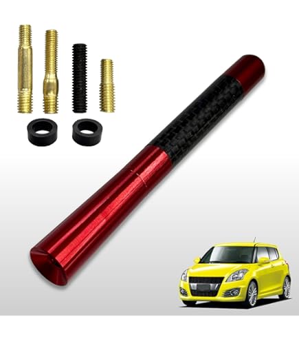 Amazon | スイフトスポーツ ZC32S 8cm カーボンアンテナ ブルー