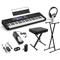Amazon | CASIO CT-S500 61鍵盤 スタンド・イス・ヘッドホン・ペダル 