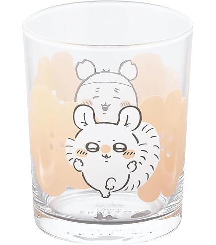Amazon｜ちいかわ 公式ライセンス ガラス タンブラー 約280ml 台付