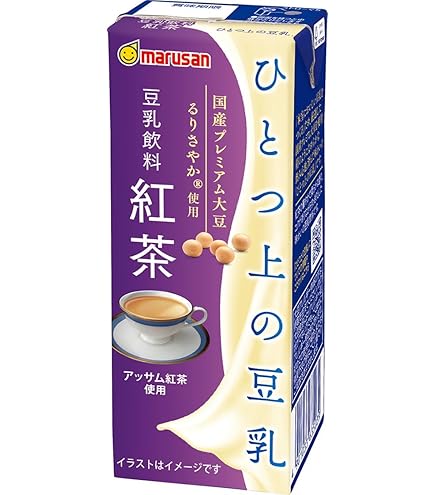 Amazon.co.jp: マルサン ひとつ上の豆乳 豆乳飲料 抹茶 200ml×24本