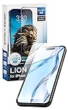 LIONFILM iPhone ガラスフィルム いphone 保護フィルム 1枚入り HOGOTECH (青：超光沢フィルム, iPhone15Pro)