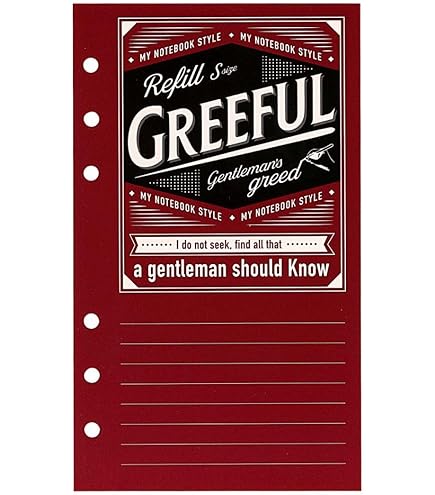 Amazon.co.jp: グリーフル(Greeful) システム 手帳 リフィル