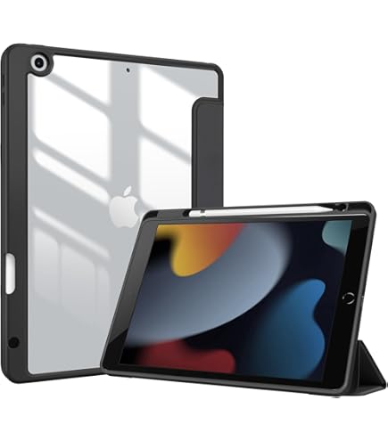 Amazon | iPad 10.2 第7/8/9世代 レザーケースキーボードタッチパッド