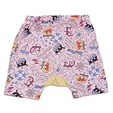 【本体綿100％】2017年 夏物 アンパンマン 天竺 総柄 ３分丈パンツ Anpanman ピンク◇90cm